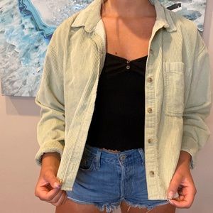 Mint corduroy jacket